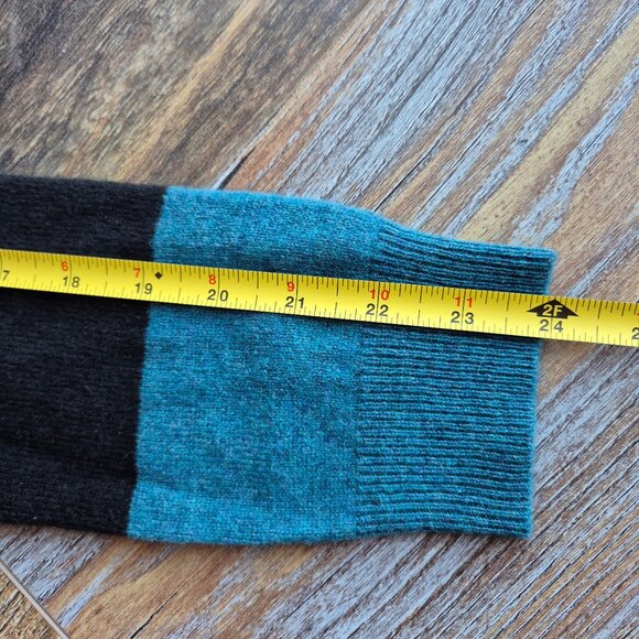 NWT Charter Club Luxury 100% Cashmere Color-block Crew Neck Sweater - Picture 10 of 12